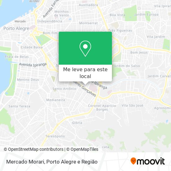 Mercado Morari mapa