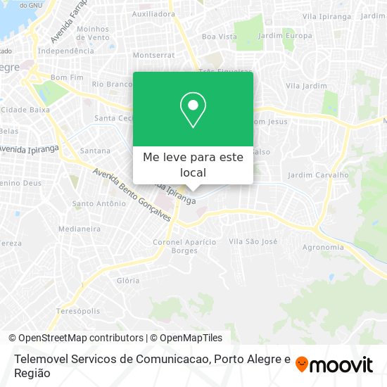 Telemovel Servicos de Comunicacao mapa