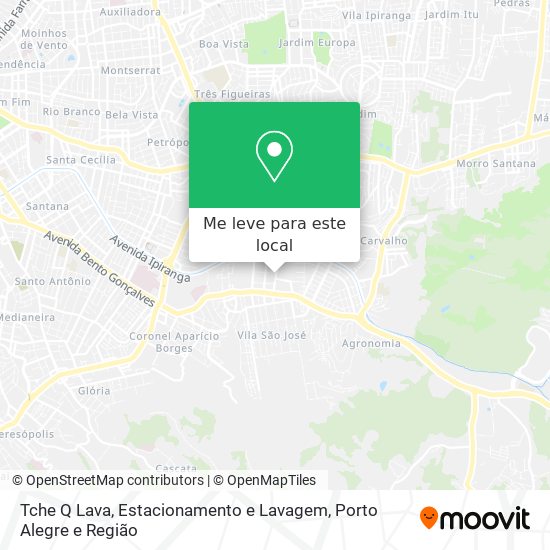 Tche Q Lava, Estacionamento e Lavagem mapa