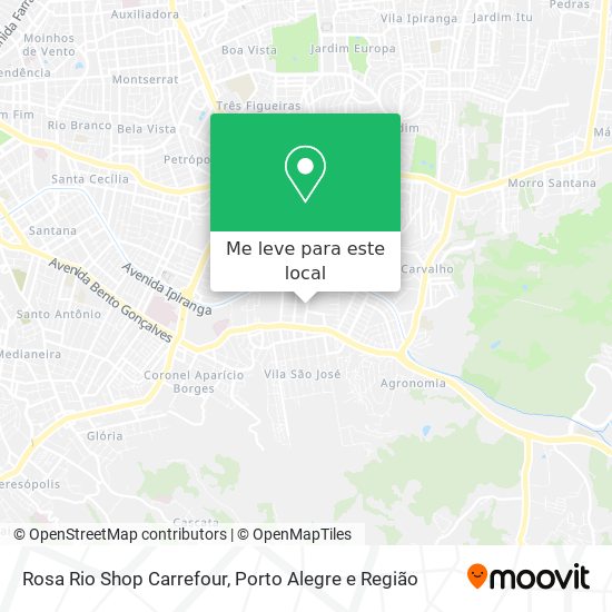 Rosa Rio Shop Carrefour mapa