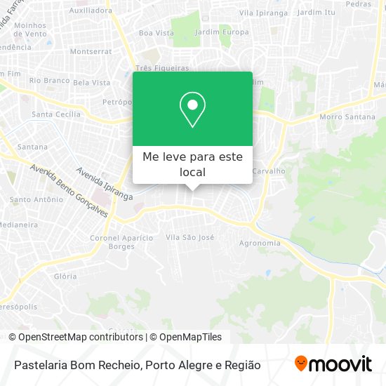 Pastelaria Bom Recheio mapa