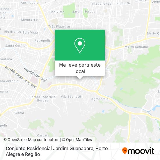 Conjunto Residencial Jardim Guanabara mapa