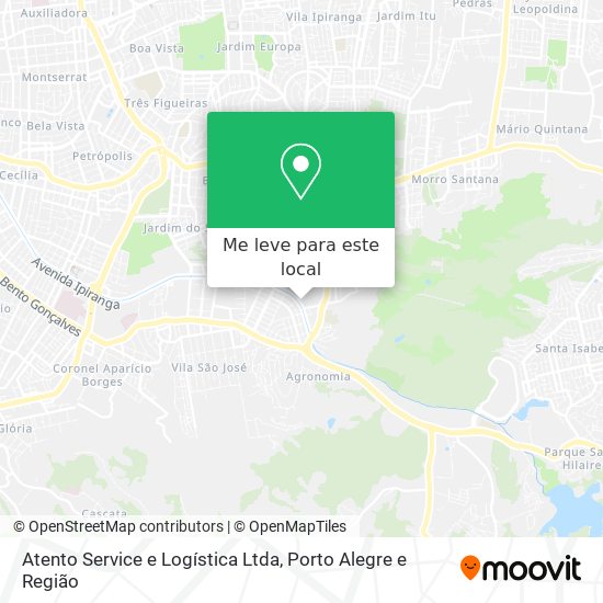 Atento Service e Logística Ltda mapa