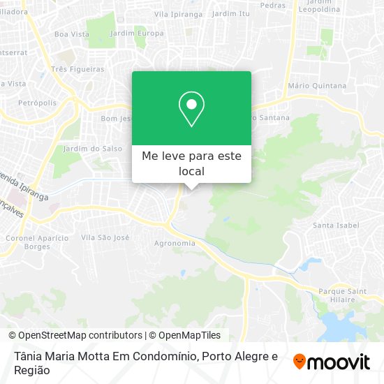 Tânia Maria Motta Em Condomínio mapa