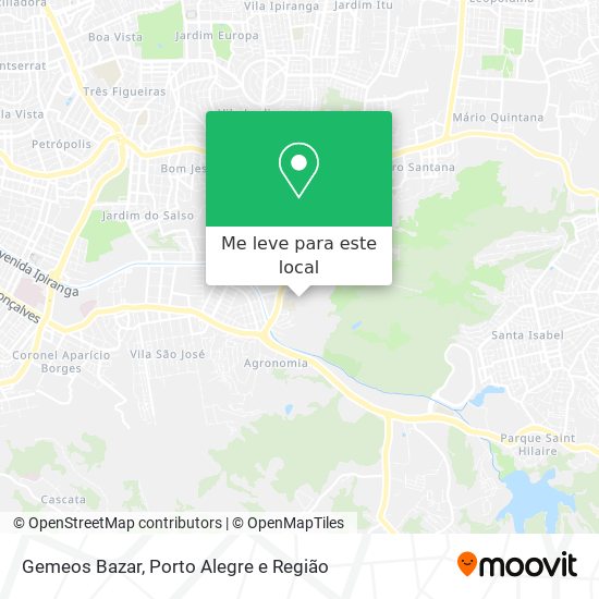 Gemeos Bazar mapa
