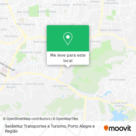 Seidentur Transportes e Turismo mapa