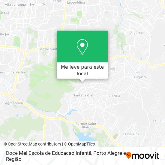 Doce Mel Escola de Educacao Infantil mapa