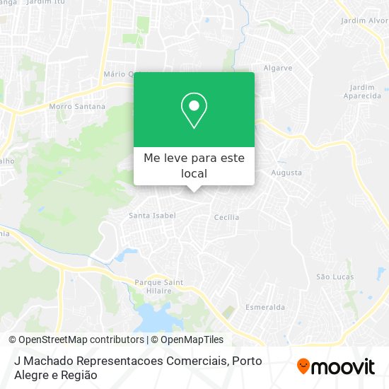 J Machado Representacoes Comerciais mapa