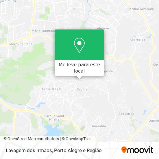Lavagem dos Irmãos mapa