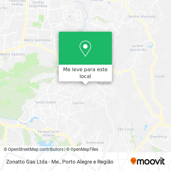 Zonatto Gas Ltda - Me. mapa