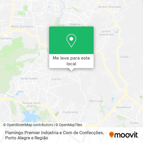 Flamingo Premier Indústria e Com de Confecções mapa