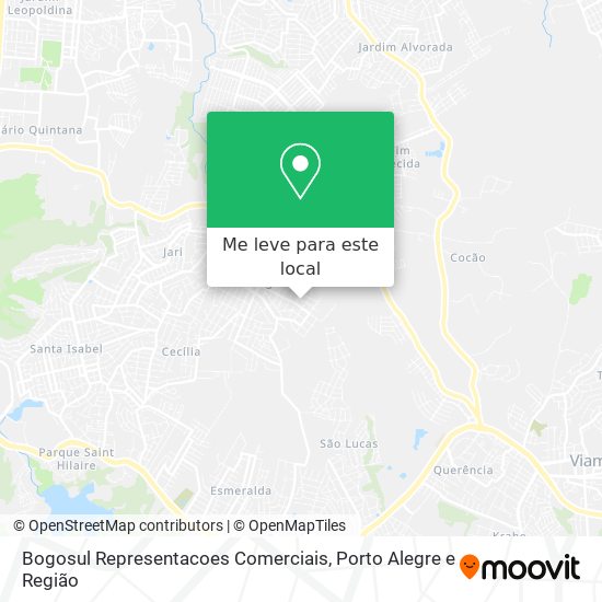 Bogosul Representacoes Comerciais mapa