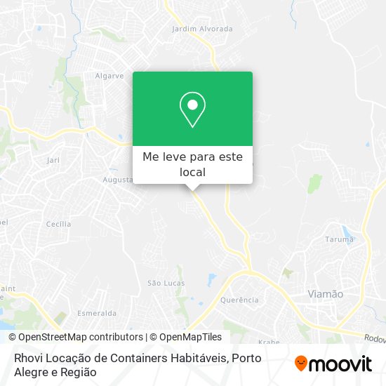 Rhovi Locação de Containers Habitáveis mapa