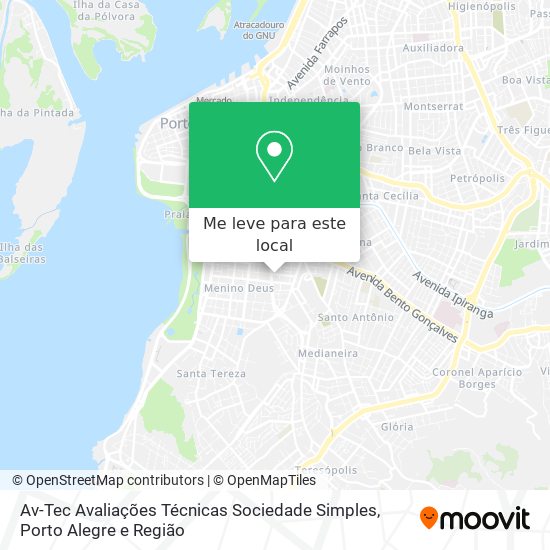 Av-Tec Avaliações Técnicas Sociedade Simples mapa