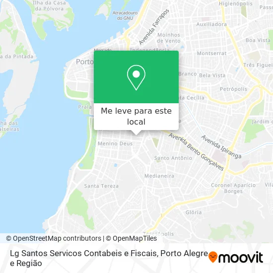 Lg Santos Servicos Contabeis e Fiscais mapa