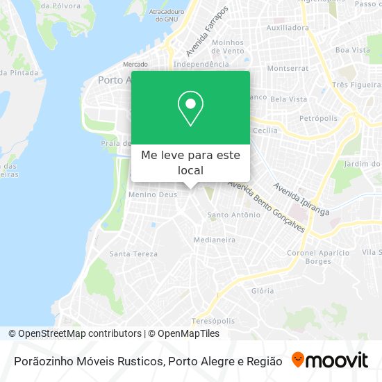 Porãozinho Móveis Rusticos mapa