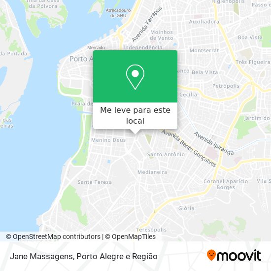 Jane Massagens mapa