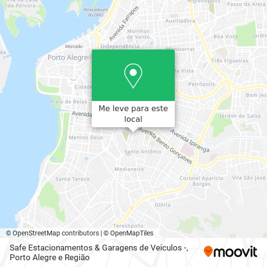 Safe Estacionamentos & Garagens de Veiculos - mapa