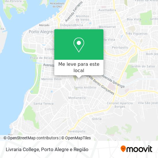 Livraria College mapa