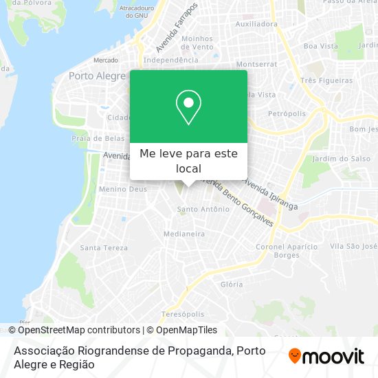 Associação Riograndense de Propaganda mapa