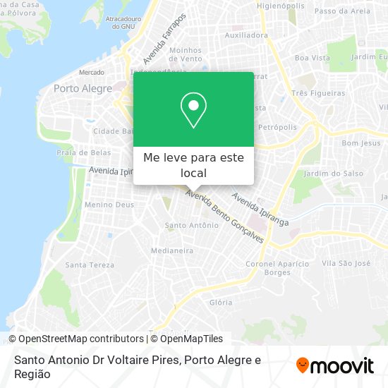 Santo Antonio Dr Voltaire Pires mapa