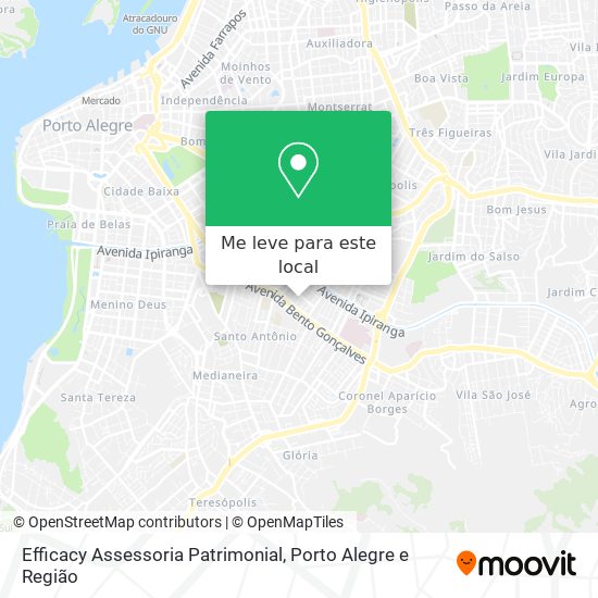 Efficacy Assessoria Patrimonial mapa