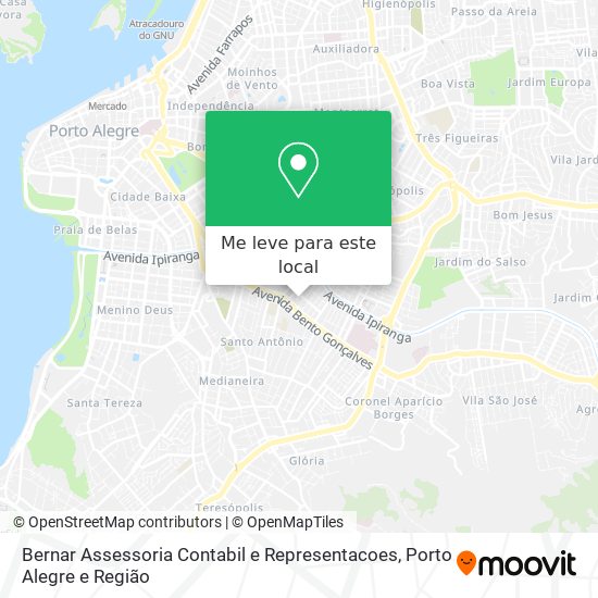 Bernar Assessoria Contabil e Representacoes mapa