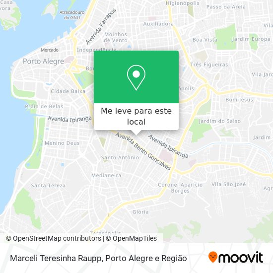 Marceli Teresinha Raupp mapa