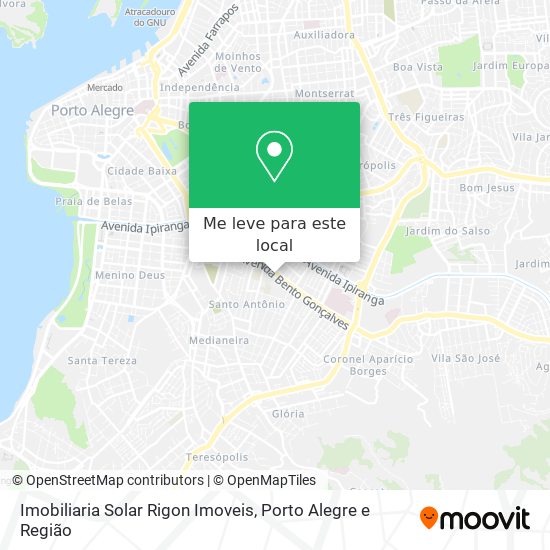 Imobiliaria Solar Rigon Imoveis mapa