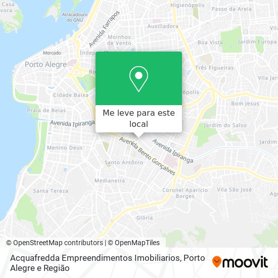 Acquafredda Empreendimentos Imobiliarios mapa