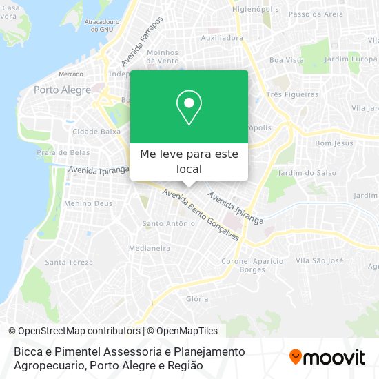 Bicca e Pimentel Assessoria e Planejamento Agropecuario mapa