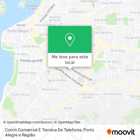 Cotrin Comercial E Tecnica De Telefonia mapa