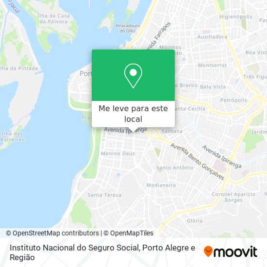 Instituto Nacional do Seguro Social mapa