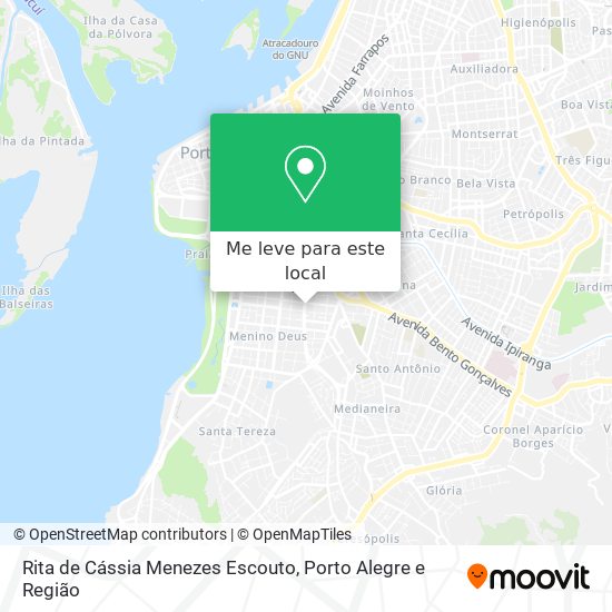 Rita de Cássia Menezes Escouto mapa