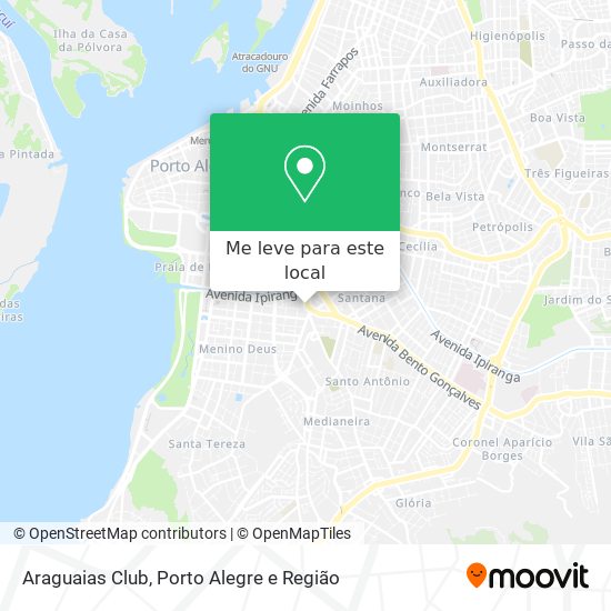 Araguaias Club mapa