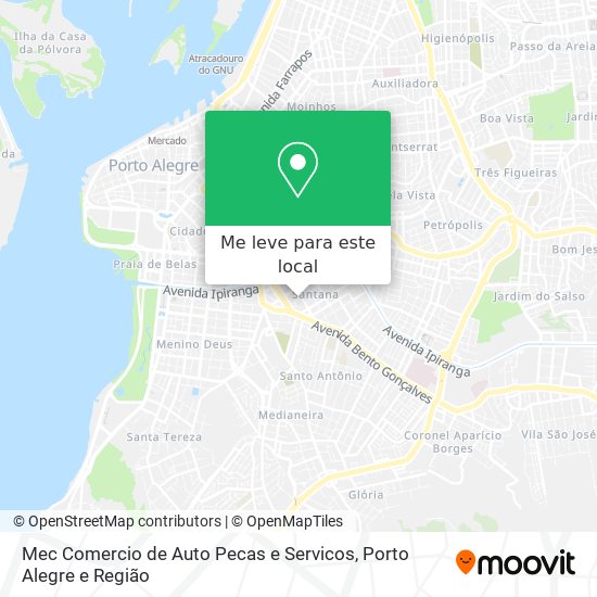 Mec Comercio de Auto Pecas e Servicos mapa