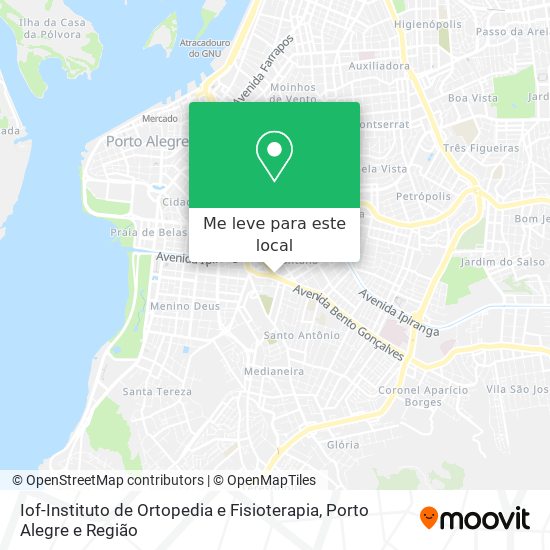 Iof-Instituto de Ortopedia e Fisioterapia mapa