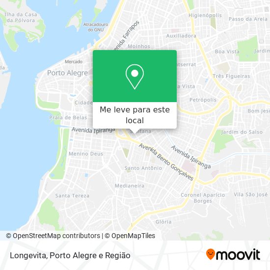 Longevita mapa
