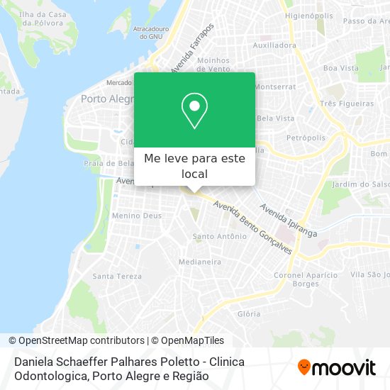 Daniela Schaeffer Palhares Poletto - Clinica Odontologica mapa