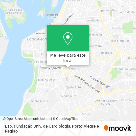 Eso. Fundação Univ. de Cardiologia mapa