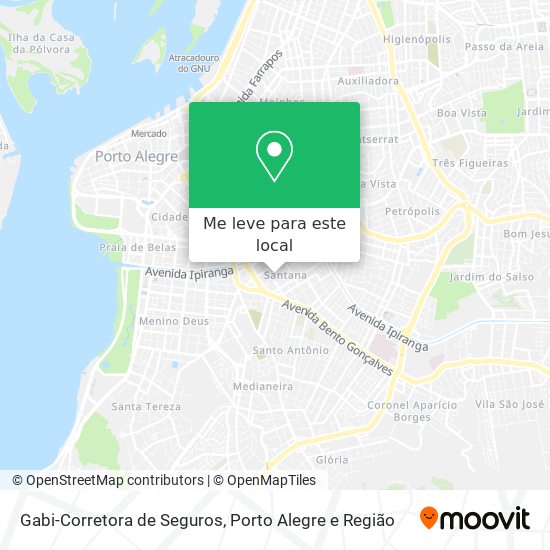 Gabi-Corretora de Seguros mapa