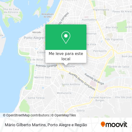 Mário Gilberto Martins mapa