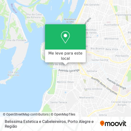 Belissima Estetica e Cabeleireiros mapa