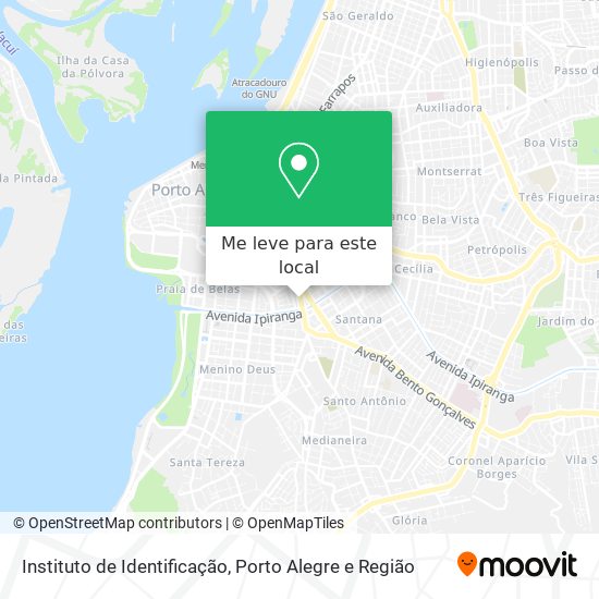 Instituto de Identificação mapa