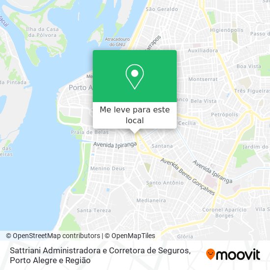 Sattriani Administradora e Corretora de Seguros mapa