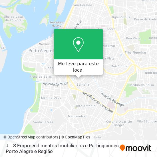 J L S Empreendimentos Imobiliarios e Participacoes mapa