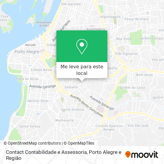 Contact Contabilidade e Assessoria mapa