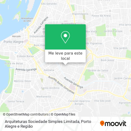 Arquiteturas Sociedade Simples Limitada mapa