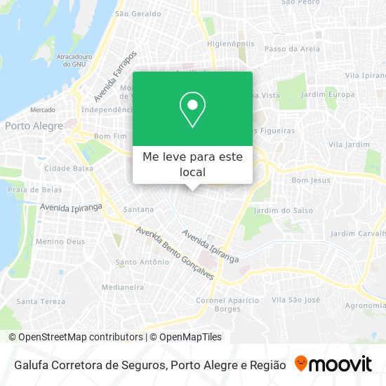 Galufa Corretora de Seguros mapa