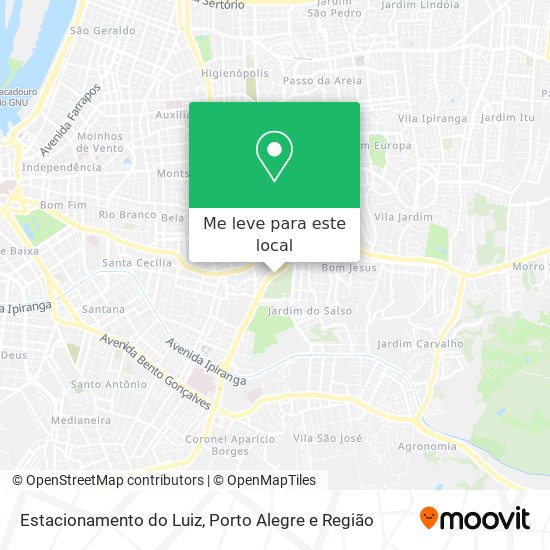 Estacionamento do Luiz mapa